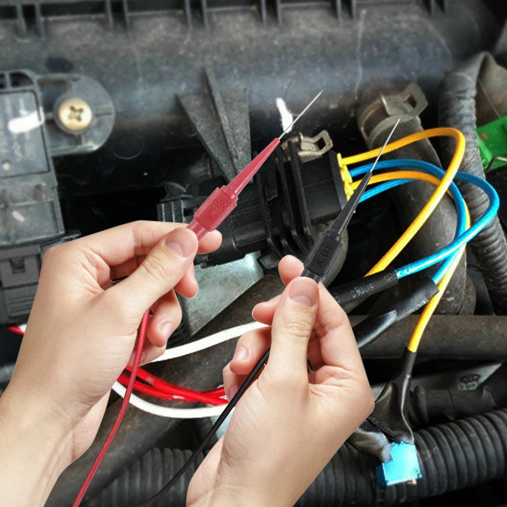 30V Auto Multimeter Test Leads - Back Piercing Probe Diagnostic Tool Set