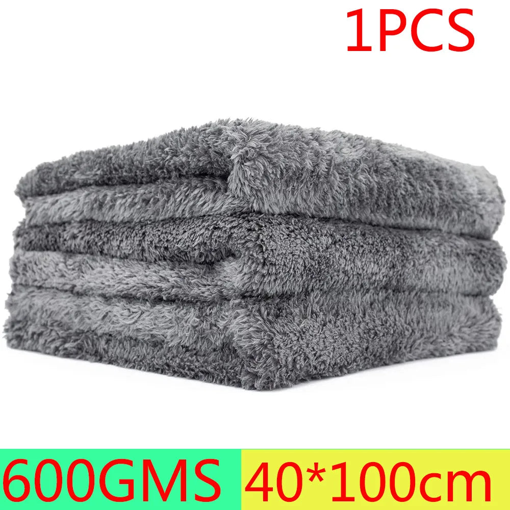 Microfiber Car Drying Towel - Super Absorbent Cleaning & Polishing Cloth