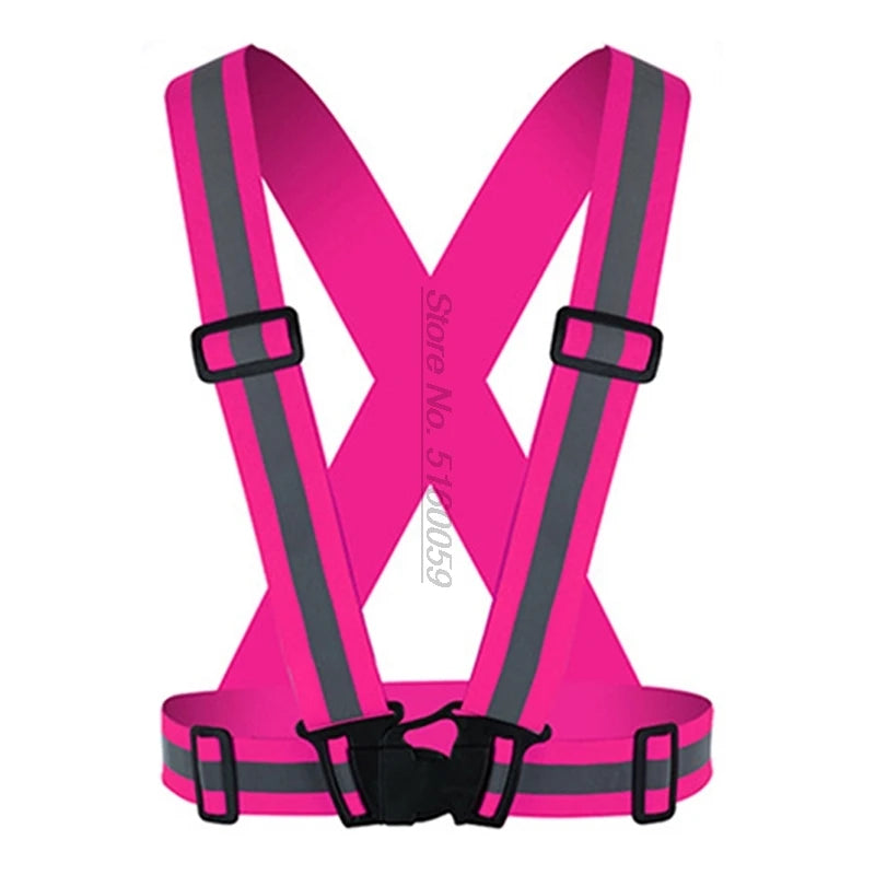 Motorcycle Reflective Safety Vest - High Visibility Riding Gear