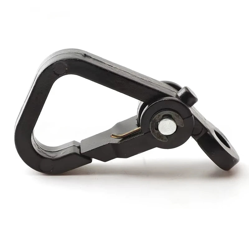 Motorcycle Spring Clip Hook - Universal Snap Hook for Luggage, Helmet & Bottle