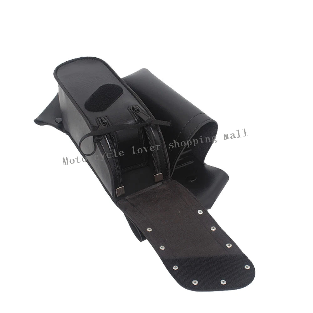 Motorcycle Saddlebag Tool & Water Bottle Holder - Guard Bag for Harley Touring, Road King, Electra Glide