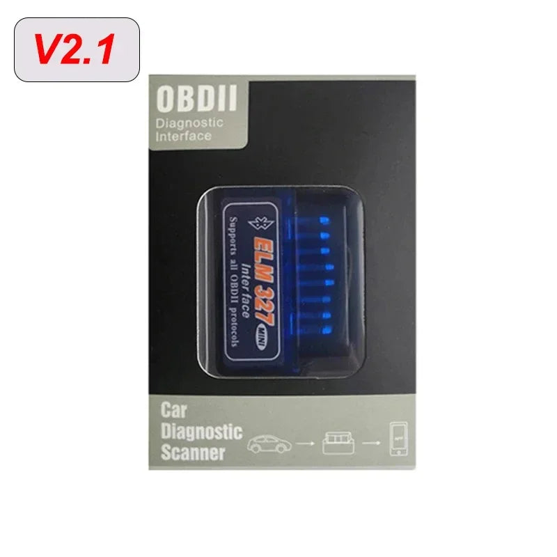 Mini ELM327 Bluetooth OBD2 Scanner - Car Diagnostic Code Reader