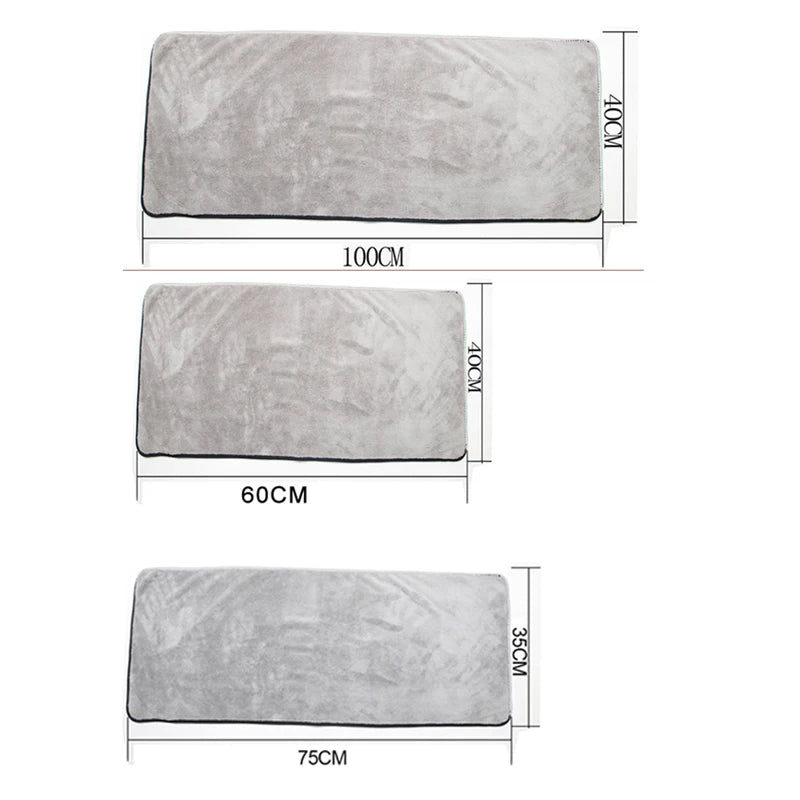 SEAMETAL Microfiber Car Wash Towel - Fast Drying, Extra Soft, High Absorption Cloth