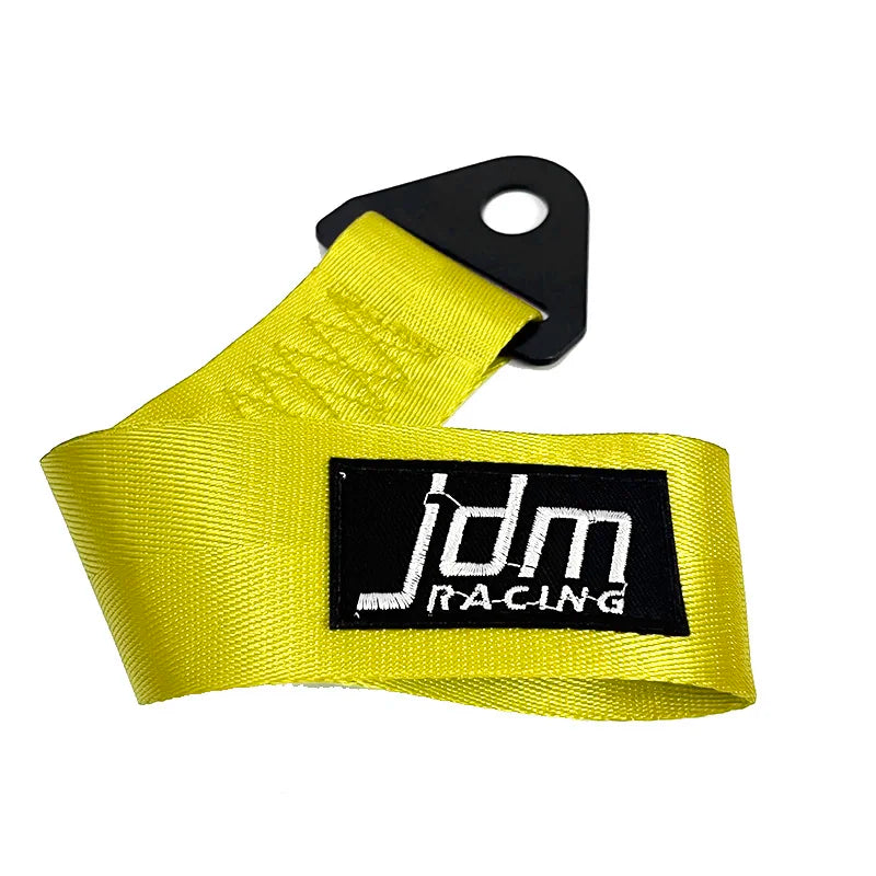 JDM Racing Nylon Tow Strap – Front & Rear Bumper Towing Rope