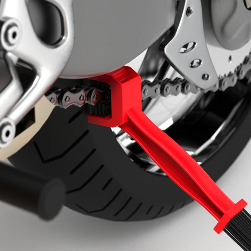 Motorcycle Chain Brush Cleaner - Universal Motocross Cleaning Tool