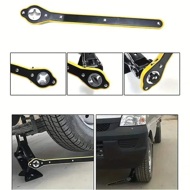 Car Jack Wrench Handle – Labor-Saving Garage Tire Lug Wrench Tool