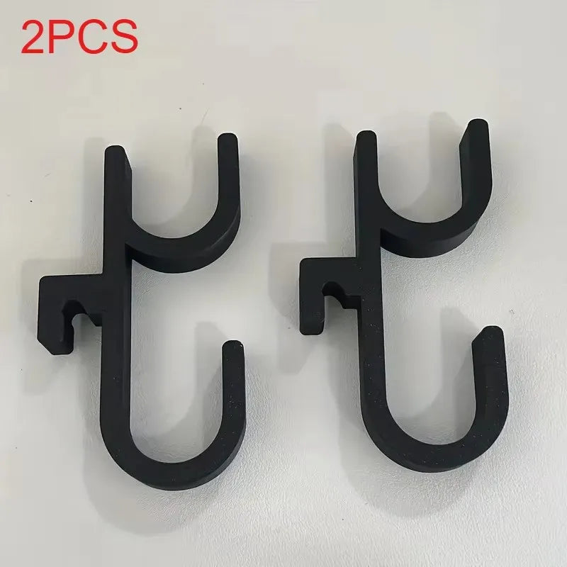 2Pcs Car Umbrella Hooks – No-Drill Trunk Hangers for Seat Back Storage
