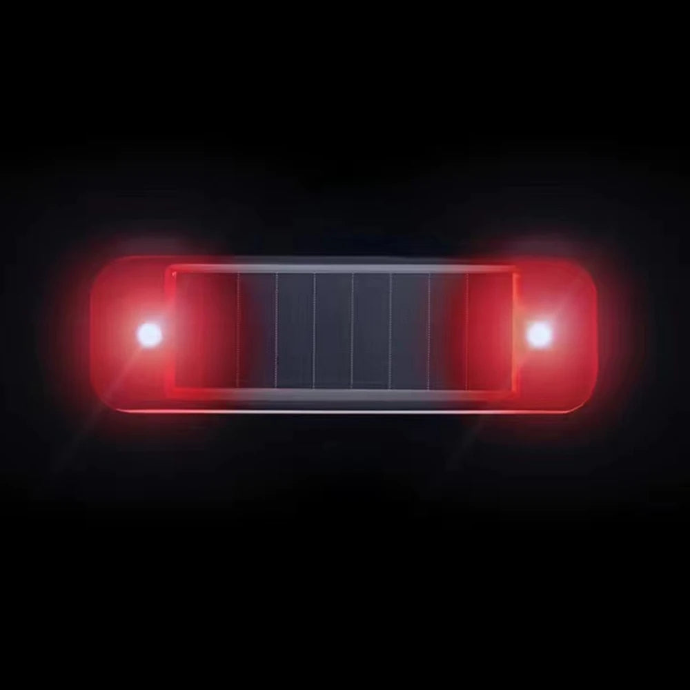 Mini LED Solar Powered Car Warning Light – Flashing Anti-Theft Alarm Lamp
