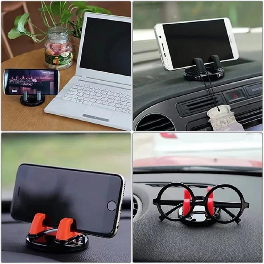360° Rotatable Car Phone Holder – Non-Slip Universal Dashboard Mount