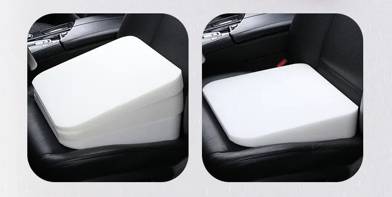 Memory Foam Car Seat Height Cushion – Ergonomic Driving Booster Pad