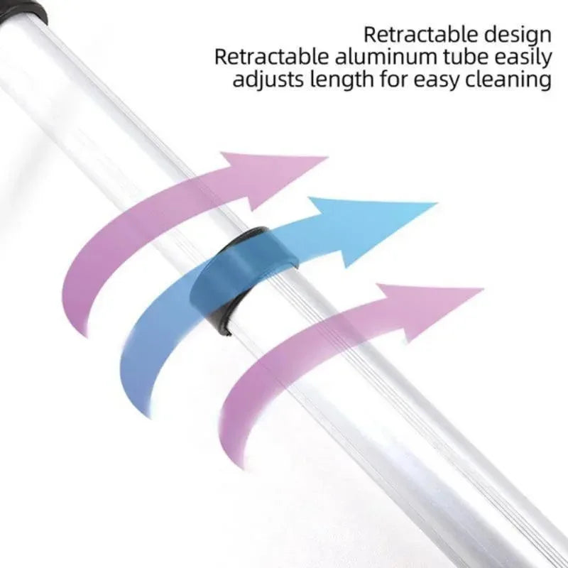 Extendable Aluminum Ice Scraper & Snow Brush for Car Windshields