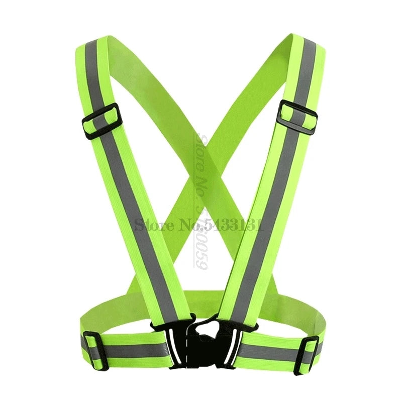 Motorcycle Reflective Safety Vest - High Visibility Riding Gear