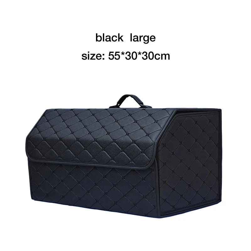 Premium Foldable Car Trunk Organizer – Large Capacity Storage Box for SUV, Sedan & Hatchback