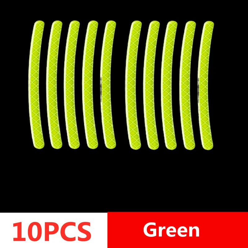 Car Wheel Hub Reflective Strip – Rim Safety Warning Sticker