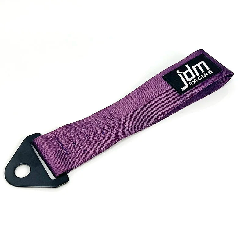 JDM Racing Nylon Tow Strap – Front & Rear Bumper Towing Rope