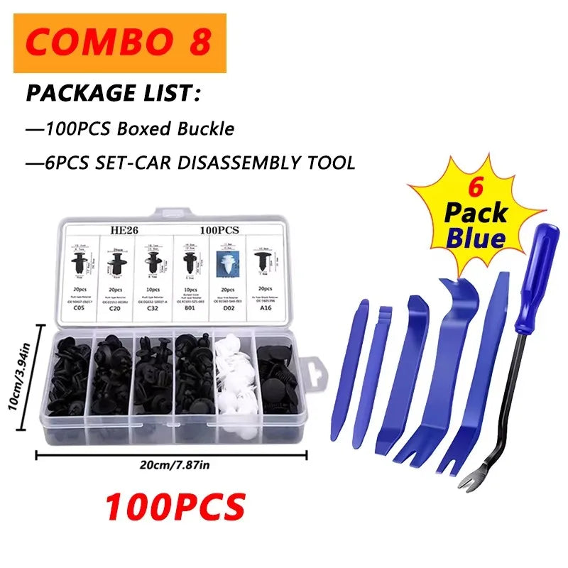 Car Trim Removal Tool Kit - Interior Panel & Dashboard Disassembly Set