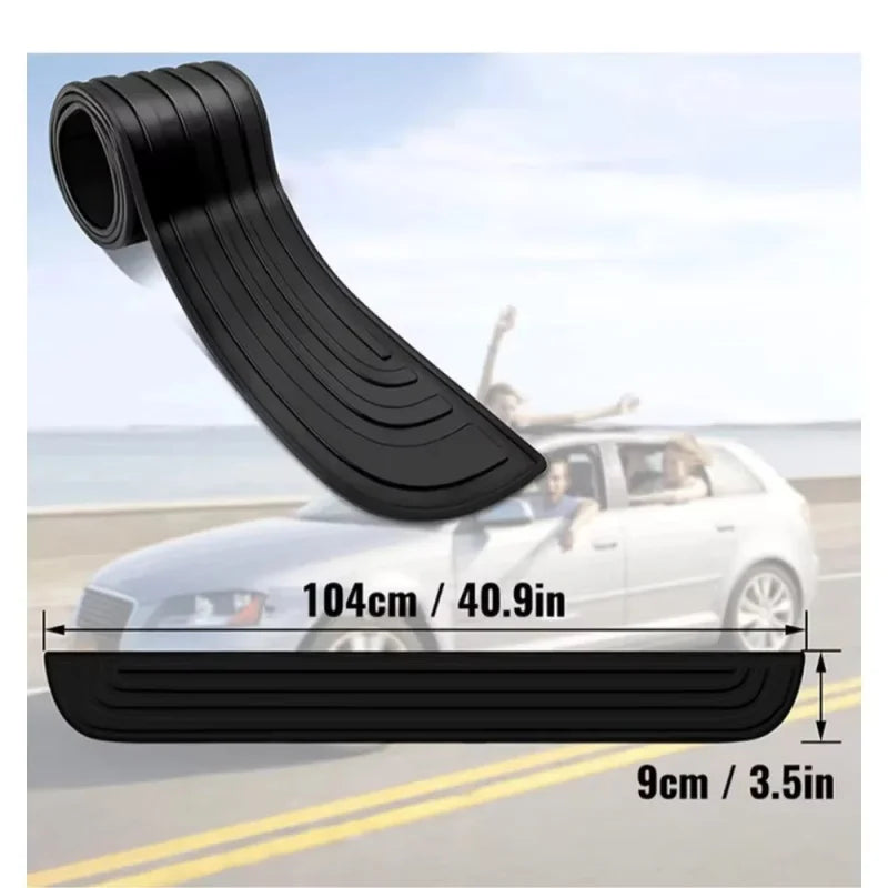 Universal Rear Bumper Guard – PVC Rubber Protector Strip