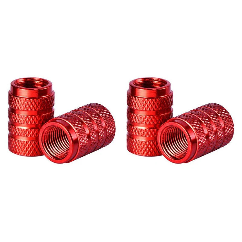 4Pcs Aluminum Tire Valve Stem Caps – Dust Cover Wheel Accessories