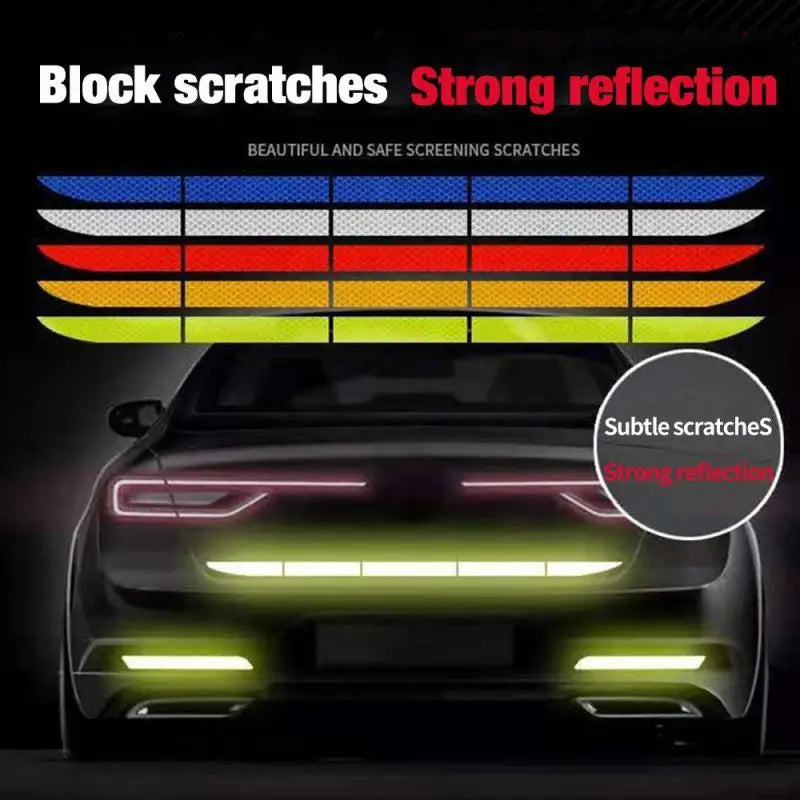 Car Wheel Hub Reflective Strip – Rim Safety Warning Sticker