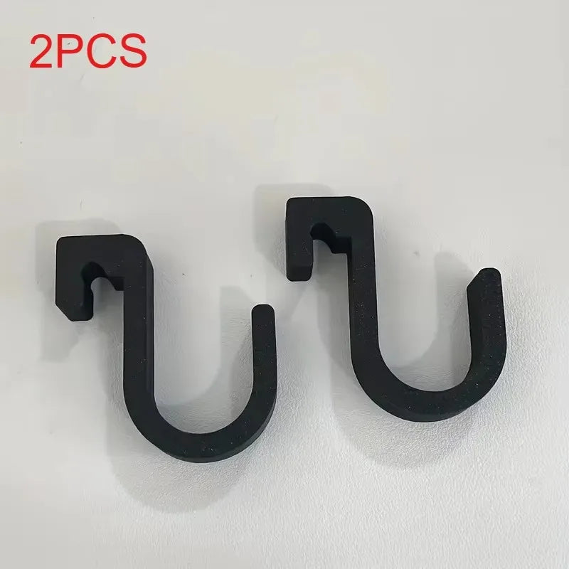 2Pcs Car Umbrella Hooks – No-Drill Trunk Hangers for Seat Back Storage