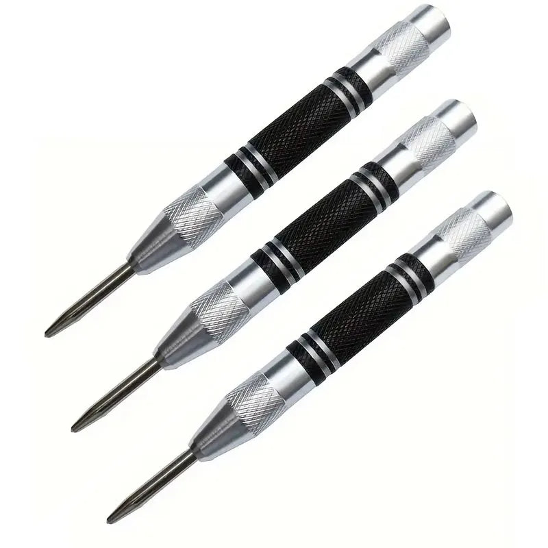 Automatic Center Punch – Spring-Loaded Hole Marker for Wood & Metal