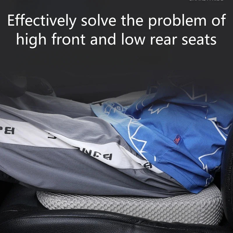 Memory Foam Car Seat Height Cushion – Ergonomic Driving Booster Pad