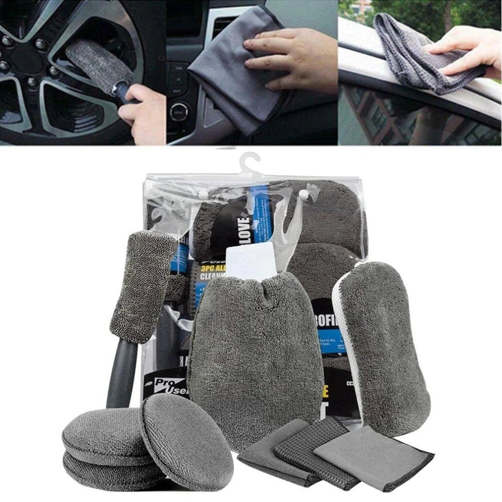 Car Detailing Kit - Wash & Cleaning Supplies Set