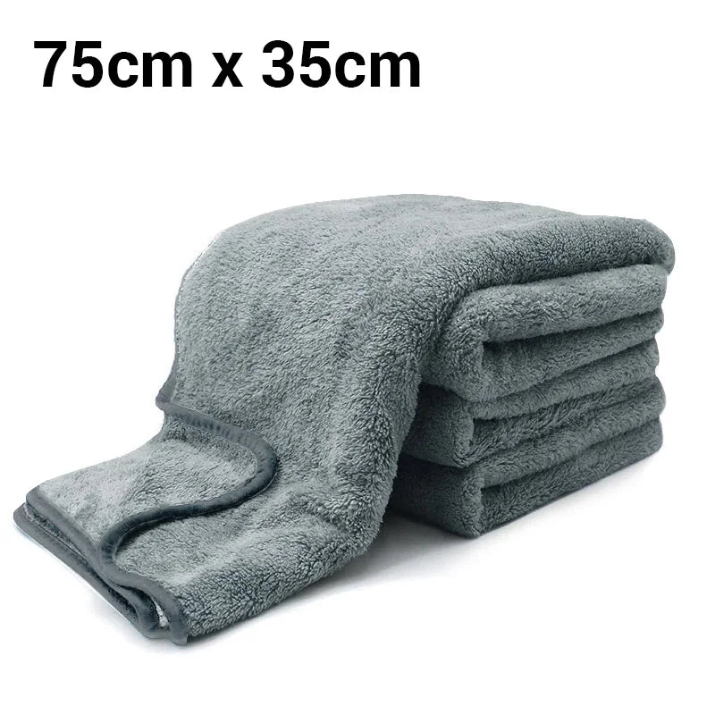 SEAMETAL Microfiber Car Wash Towel - Ultra-Soft, High Absorbent Cleaning & Drying Cloth