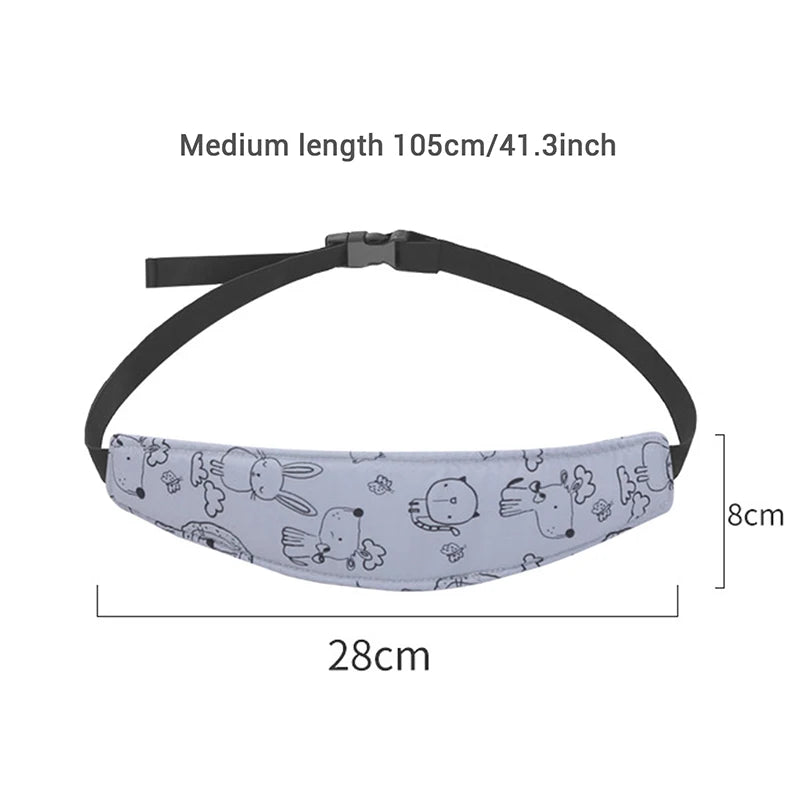 Baby Car Seat Head Support Pillow – Adjustable Neck & Sleep Positioner