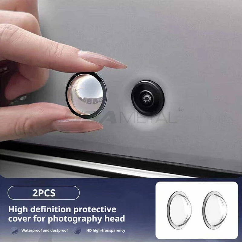 2Pcs Car Camera Lens Protector – Waterproof & Dustproof Guard