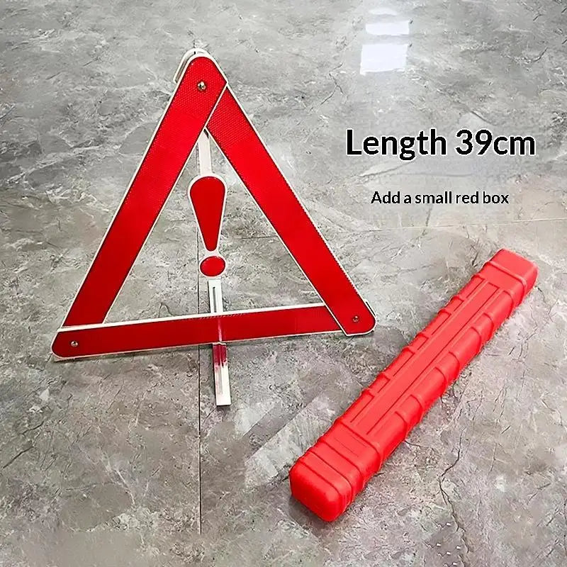 Warning Triangle Kit - Foldable Roadside Emergency Set