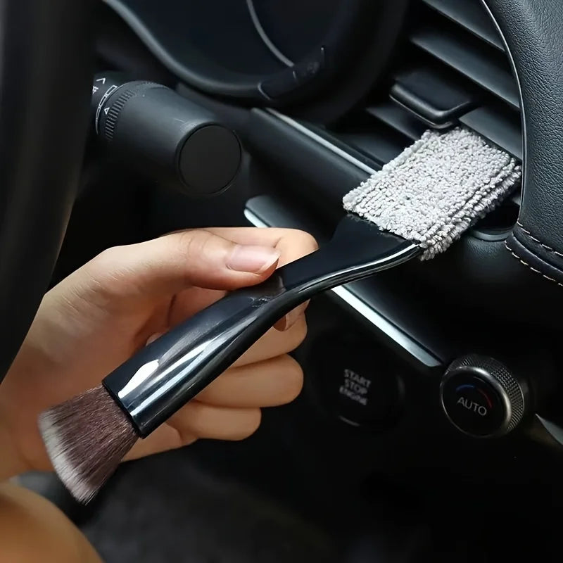 Car Interior Detailing Brush - Soft-Bristled Cleaning Tool for Dashboards & Vents