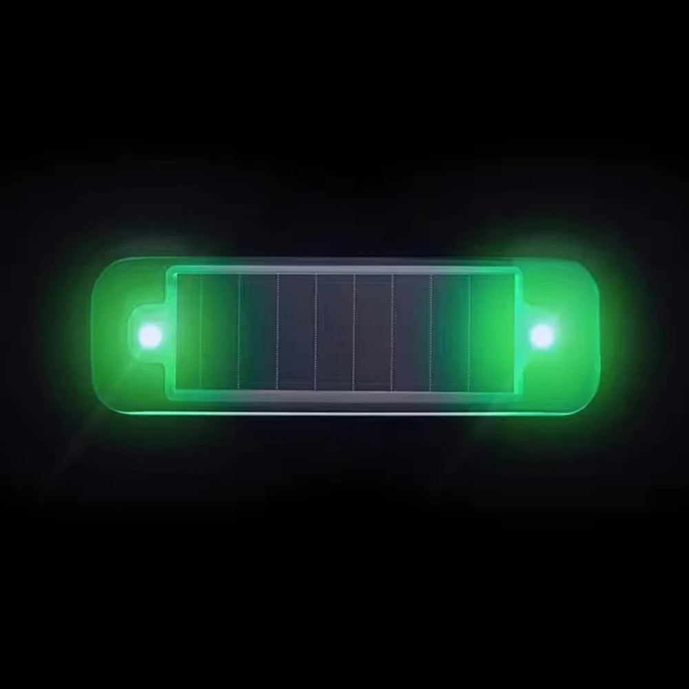 Mini LED Solar Powered Car Warning Light – Flashing Anti-Theft Alarm Lamp