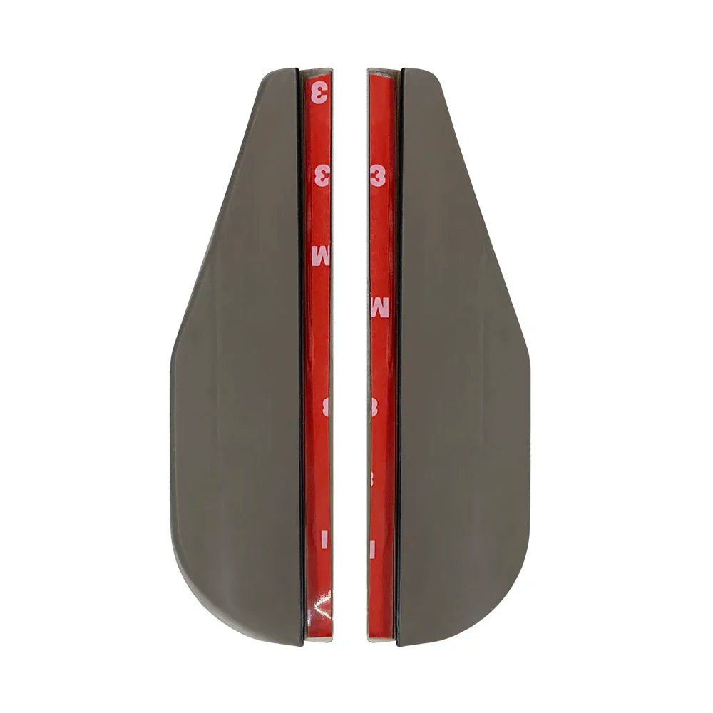 2Pcs Car Mirror Rain Eyebrow – Carbon Fiber Sun Visor Cover