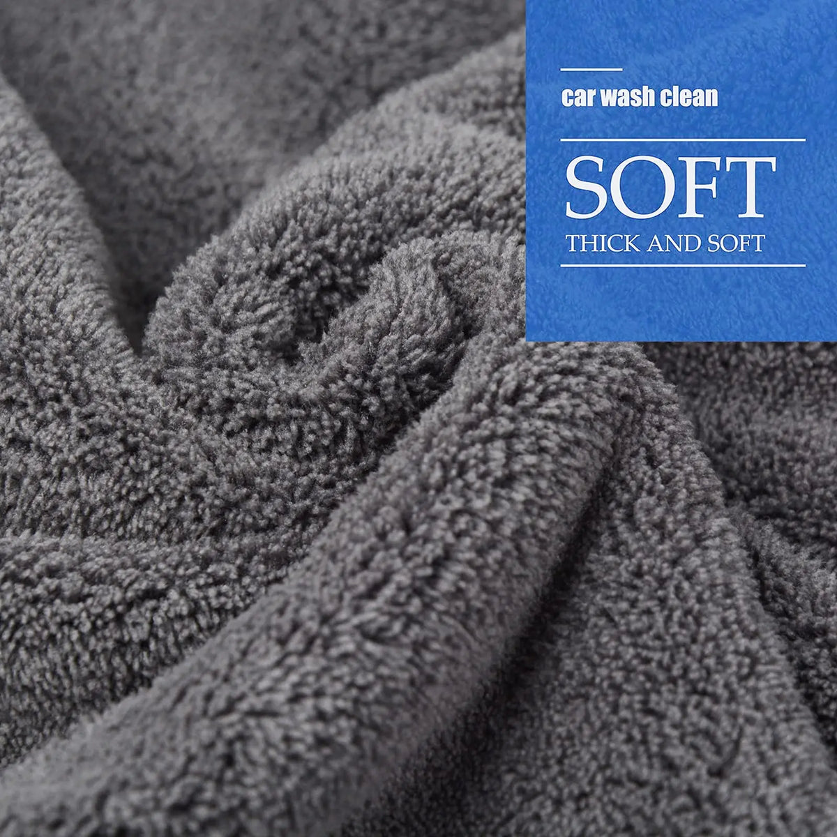 Microfiber Car Drying Towel - Super Absorbent Cleaning & Polishing Cloth