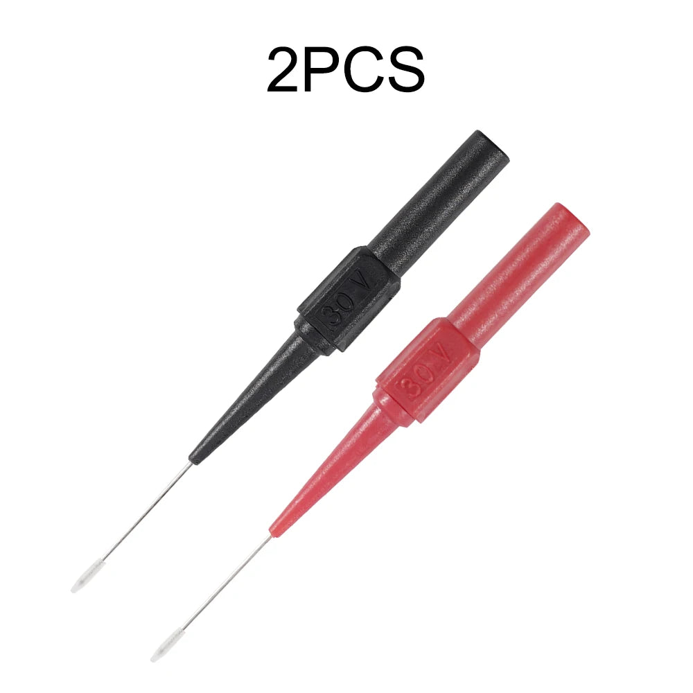 30V Auto Multimeter Test Leads - Back Piercing Probe Diagnostic Tool Set