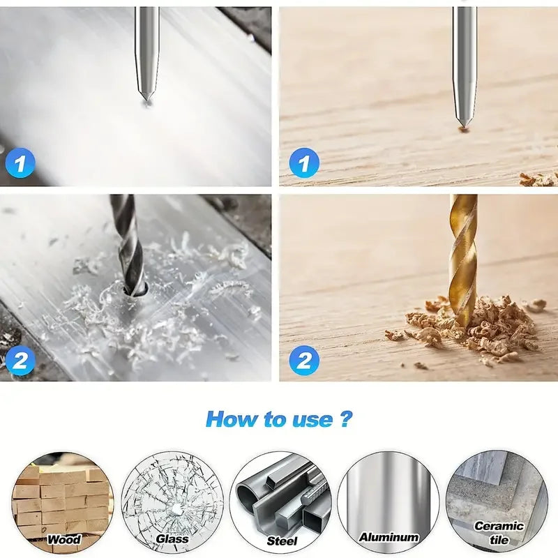 Automatic Center Punch – Spring-Loaded Hole Marker for Wood & Metal