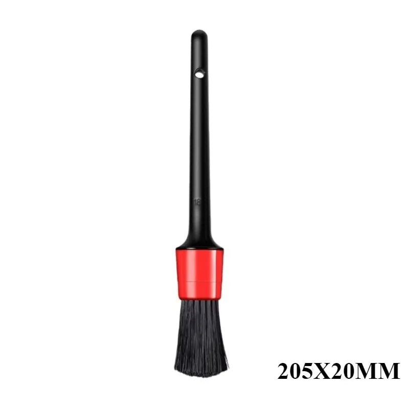 Car Cleaning Brush Kit - Interior Detailing & Wheel Rim Brush Set