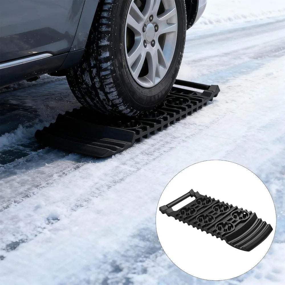 Tire Traction Mats for Snow, Mud & Ice - Set of 2