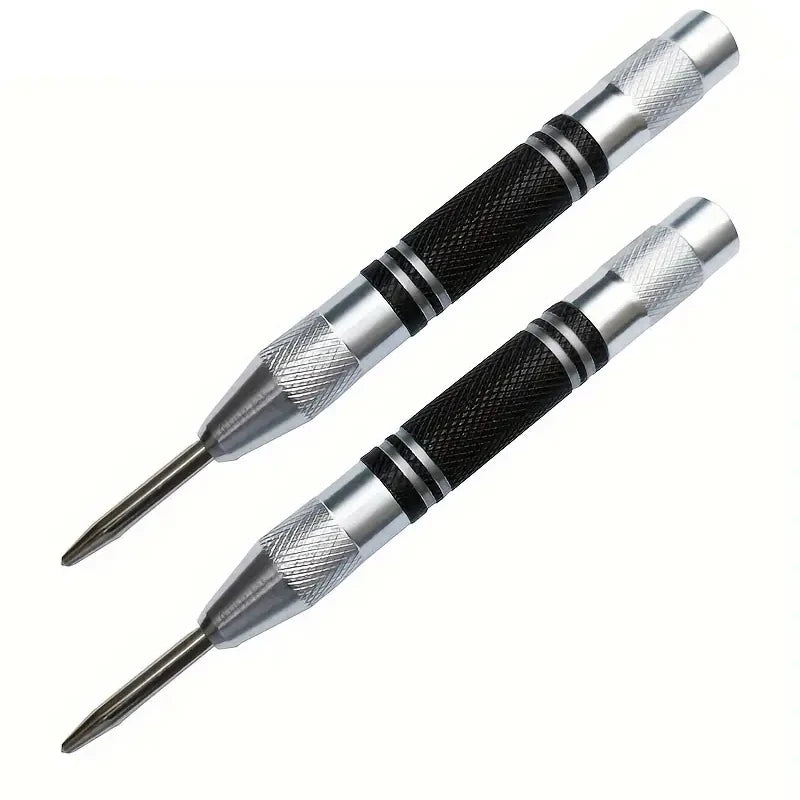 Automatic Center Punch – Spring-Loaded Hole Marker for Wood & Metal