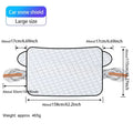 Magnetic Windshield Snow Cover | Waterproof Frost & Ice Shield
