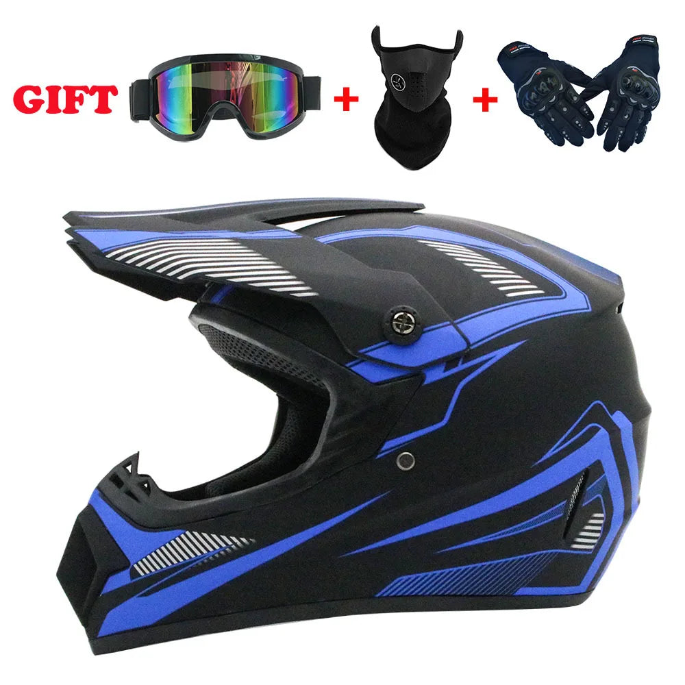 Youth Motorcycle Helmet - Off-Road Dirt Bike ATV DOT Certified