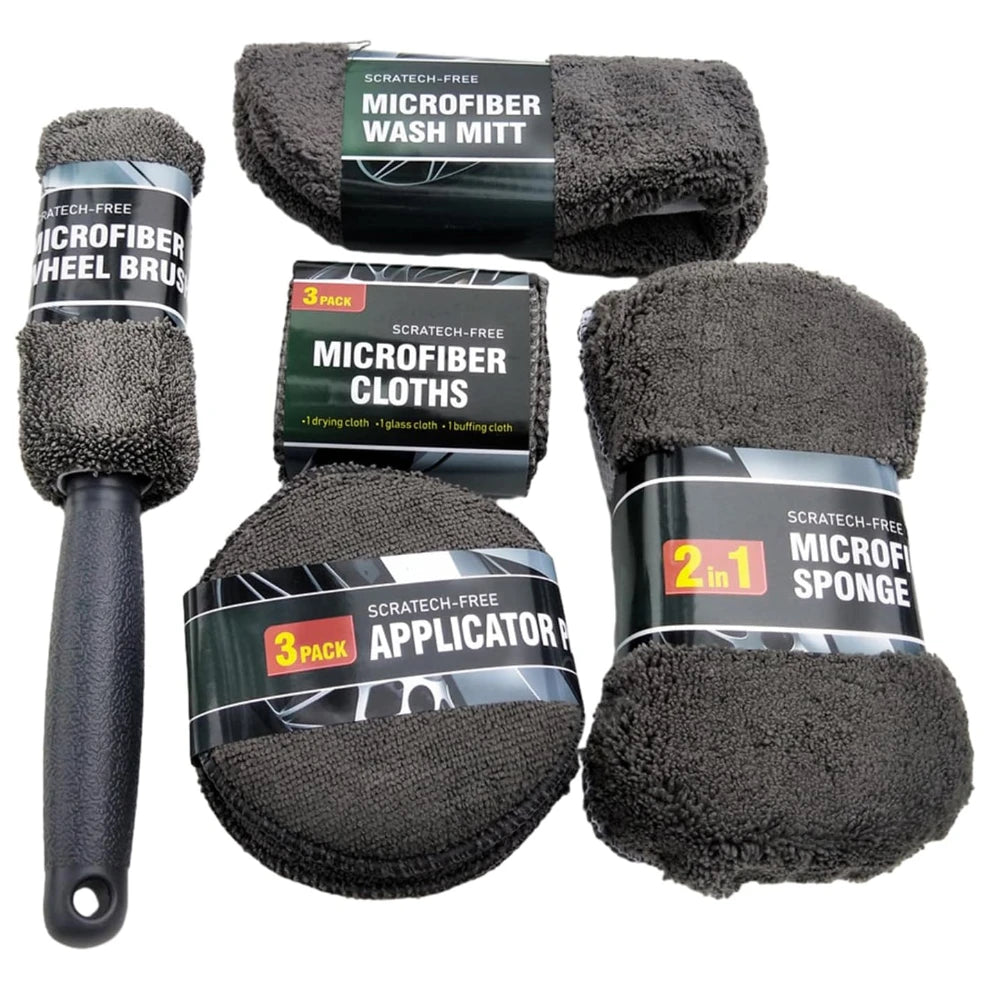 Car Detailing Kit - Wash & Cleaning Supplies Set