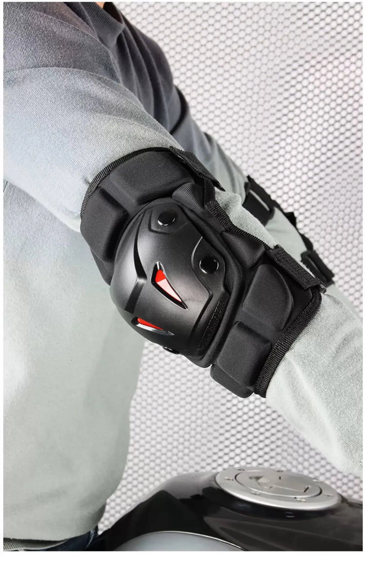Motorcycle Knee & Elbow Guards - Windproof All-Season Gear