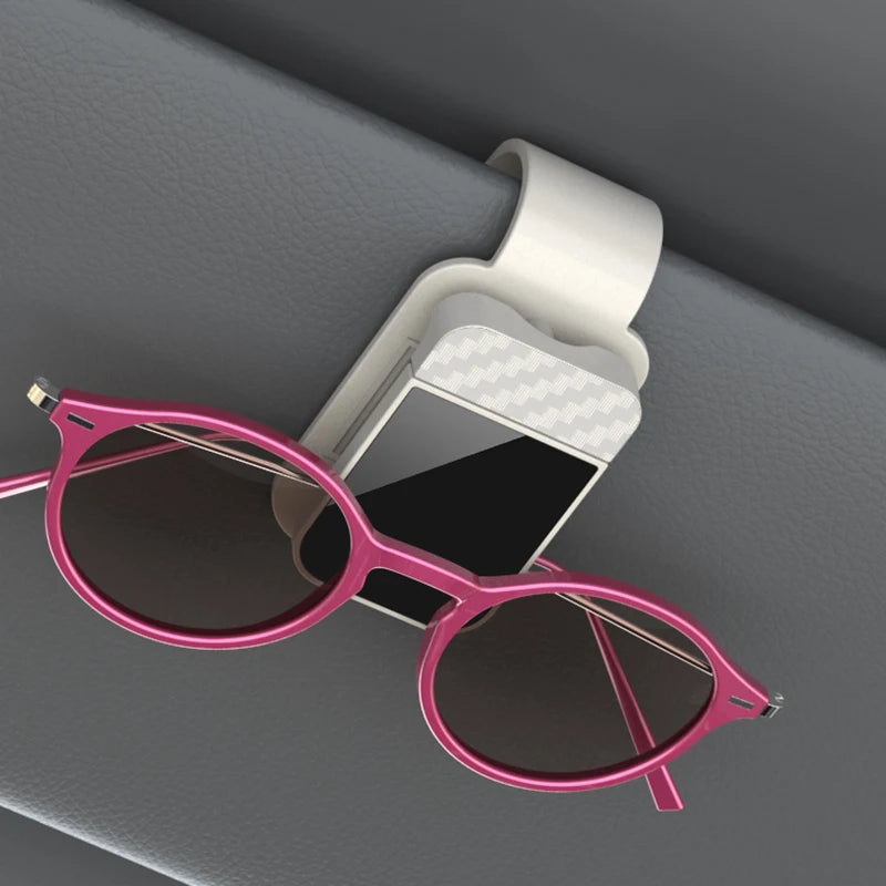 Car Sun Visor Sunglasses Clip Holder – Card & Ticket Organizer