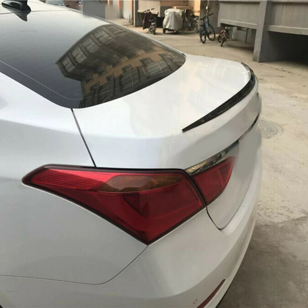 Universal 1.2M Carbon Fiber Soft Rear Roof Trunk Spoiler – Rear Wing Lip Trim