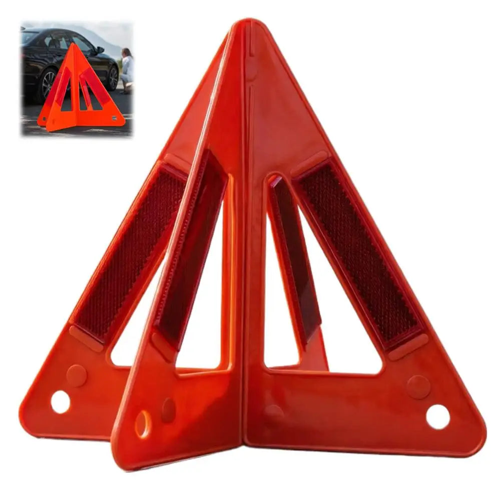 Emergency Warning Triangle - High Visibility Roadside Safety Sign