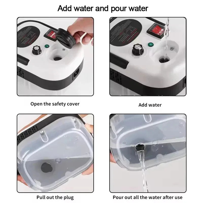 Portable Handheld Steam Cleaner – High-Temperature Pressurized Cleaning Machine for Car & Kitchen