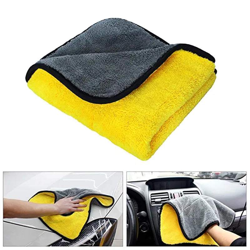 Car Wash Microfiber Towel - Cleaning & Drying Cloth, 30x30cm