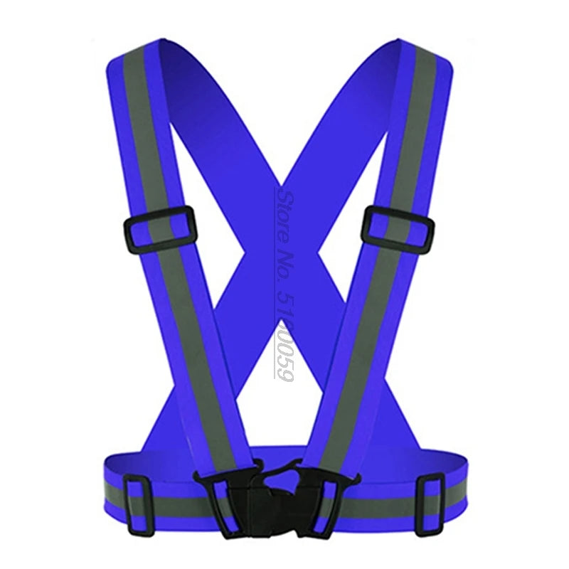 Motorcycle Reflective Safety Vest - High Visibility Riding Gear